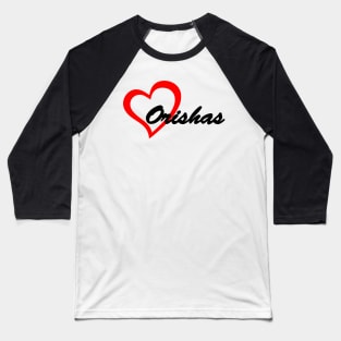 Heart Orishas Baseball T-Shirt